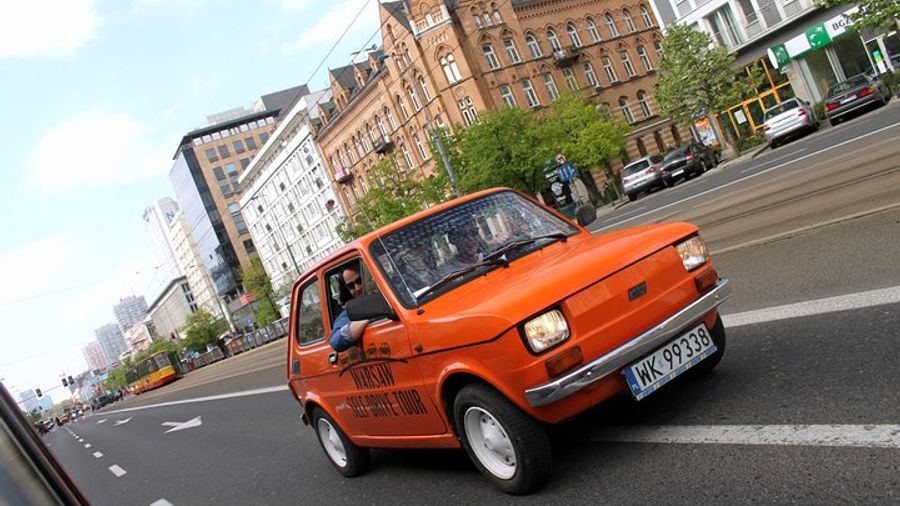 Warsaw Retro Fiat 126p Self-Drive Tour With Onboard Guide