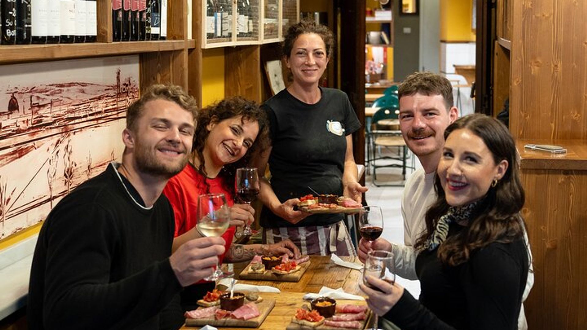 Florence Evening Food Tour with Wine Tasting and Steak Dinner