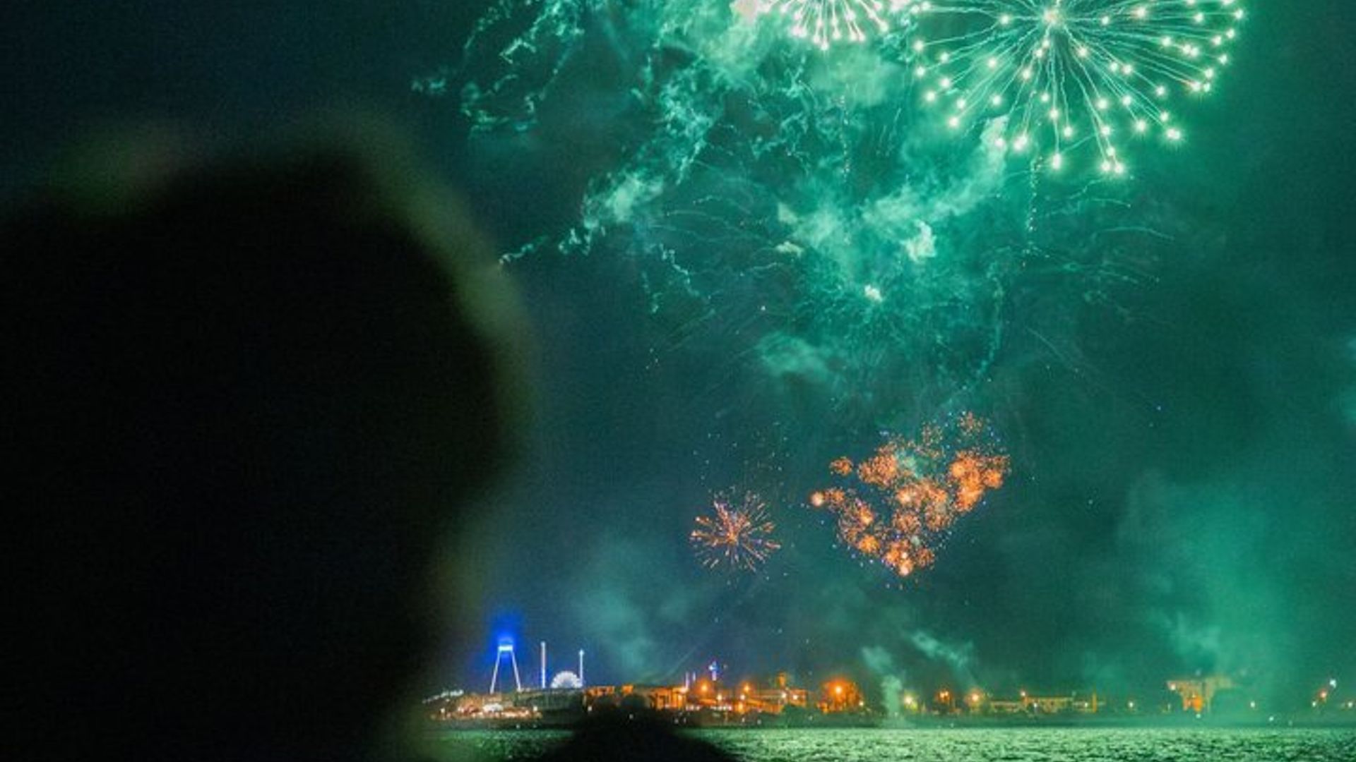 Saint-Raphaël, Fuegos artificiales en el mar