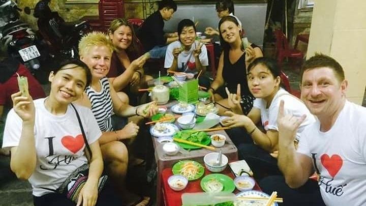 Hue Private Street Food Night Tour by Scooter