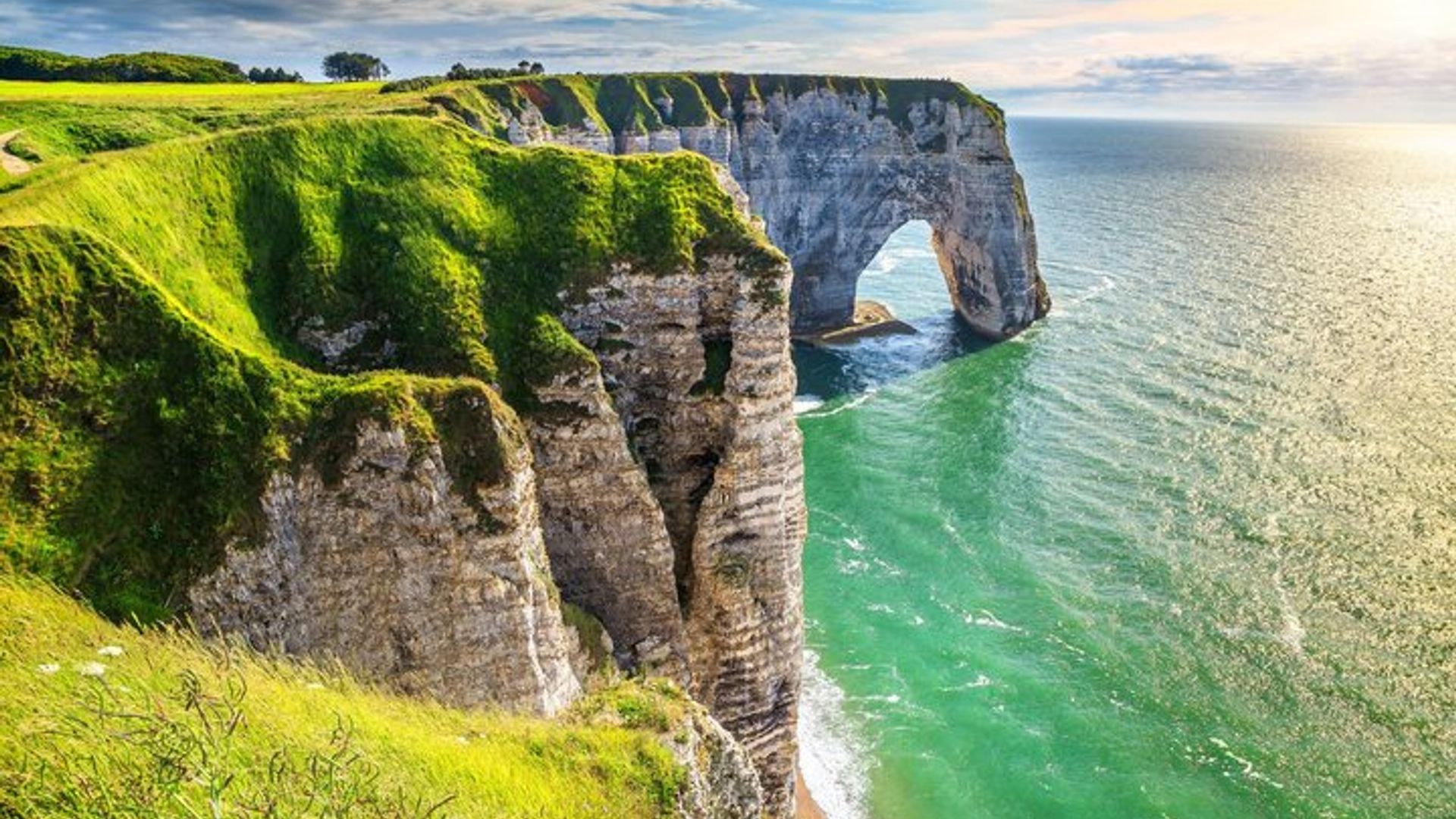 Private Landtour zu den Étretat Cliffs ab Caen