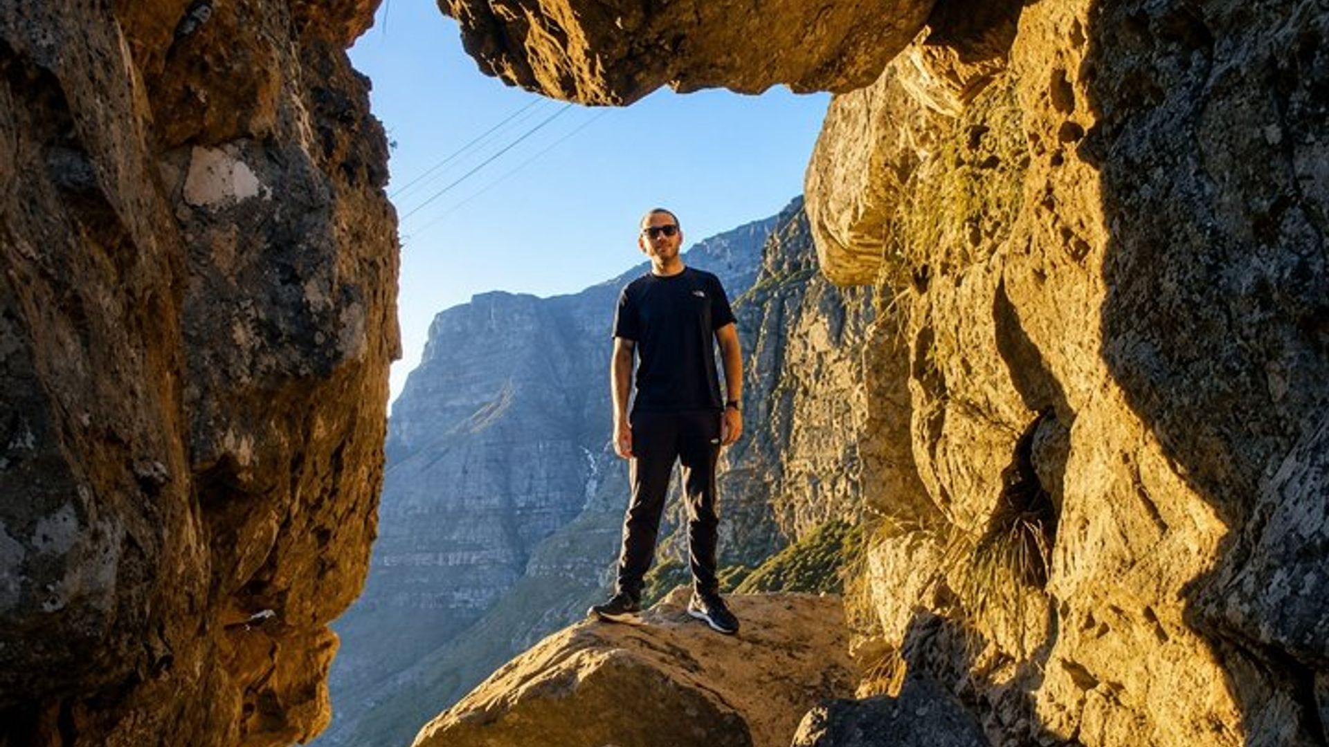 Randonnée à Table Mountain en Inde Venster