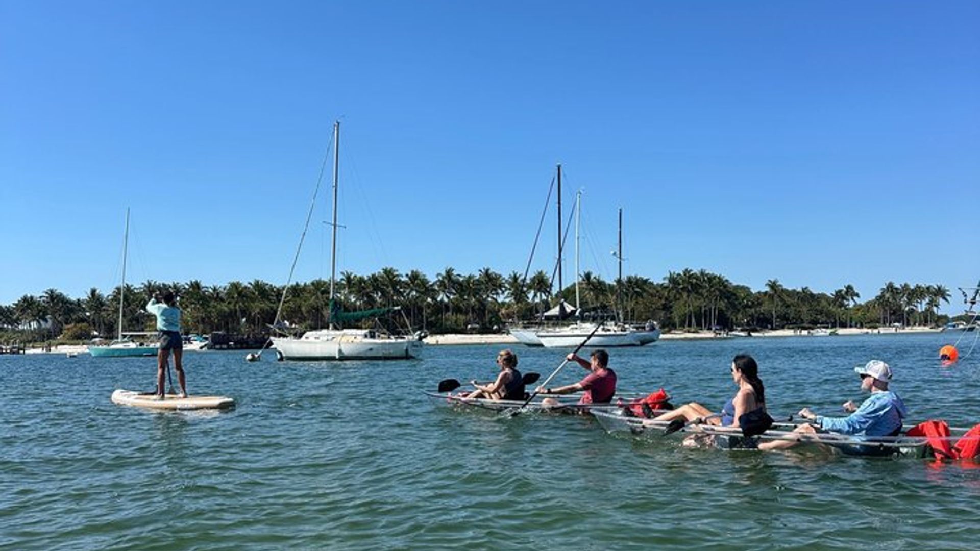 Riviera Beach à Peanut Island Clear Kayak Tour