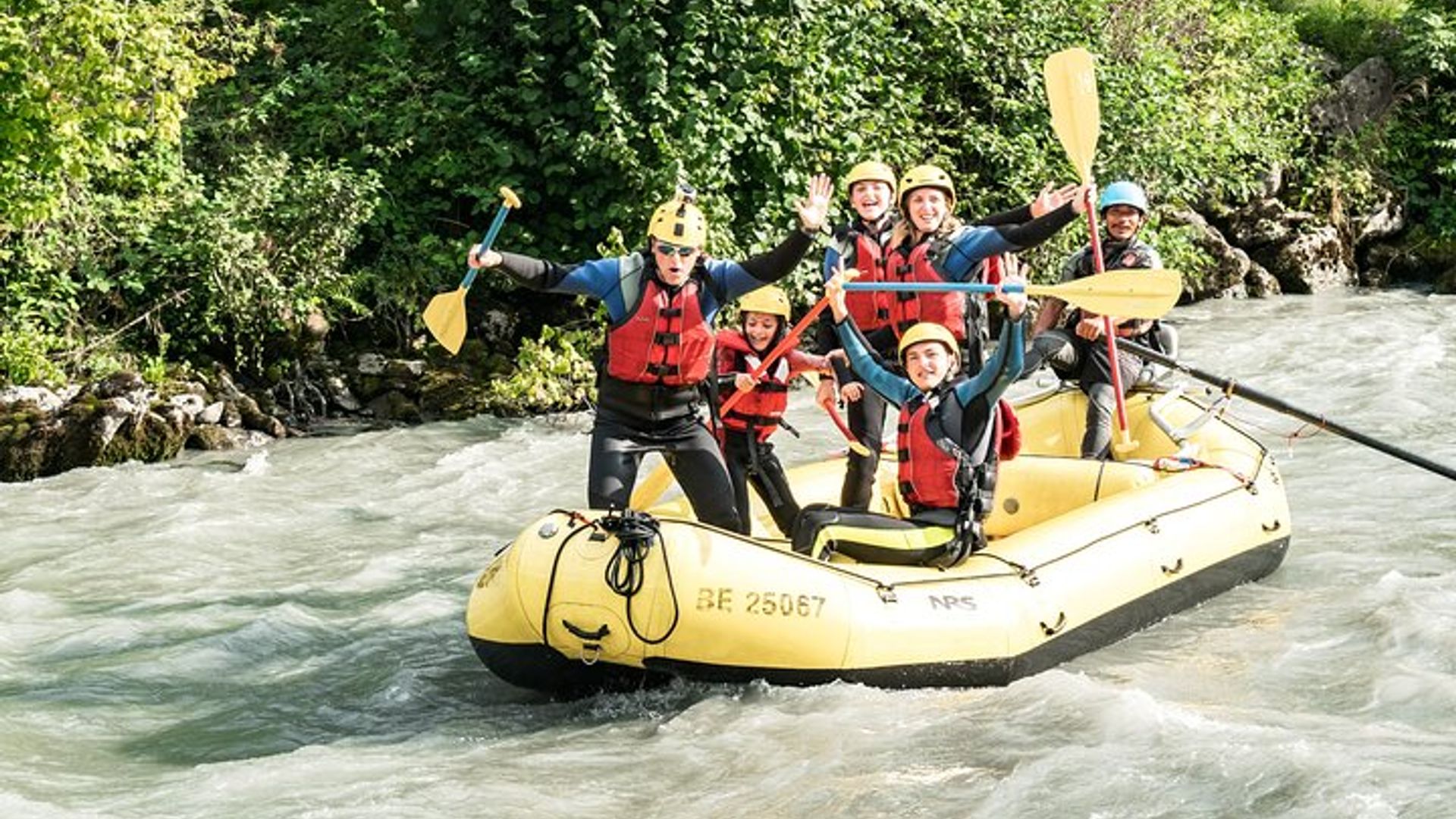 Lütschine River Tandem White Water Rafting from Interlaken