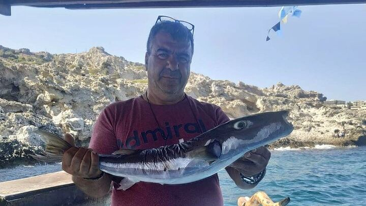 Makarounas Fishing Boat Trip with swimming stop and BBQ on board