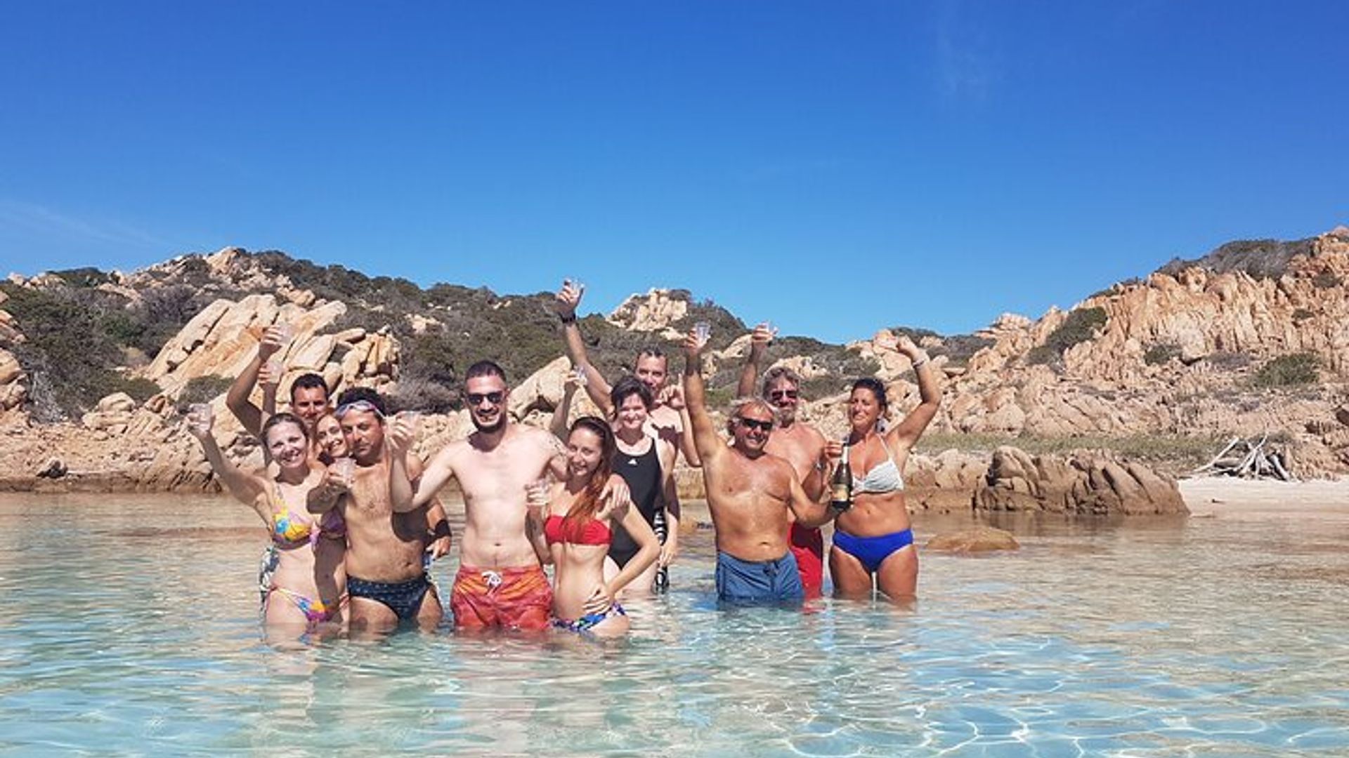 Sailing boat from Santa Teresa di Gallura to the Maddalena Archipelago
