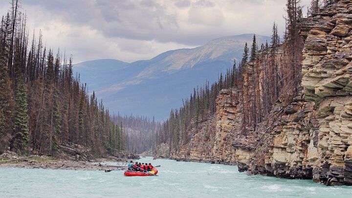 Jasper: Athabasca Canyon Class II White-Water Rafting Tour