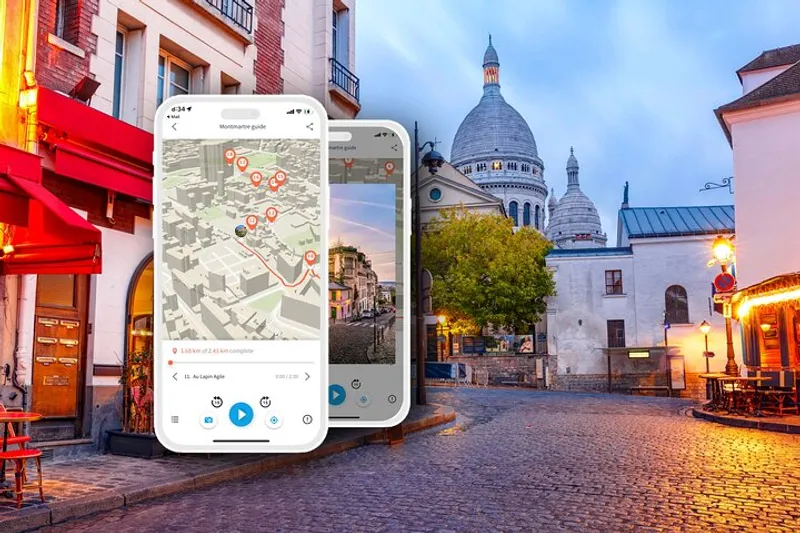 Paris: Montmartre Self-Guided Walking Tour with Audio Guide | Walking ...