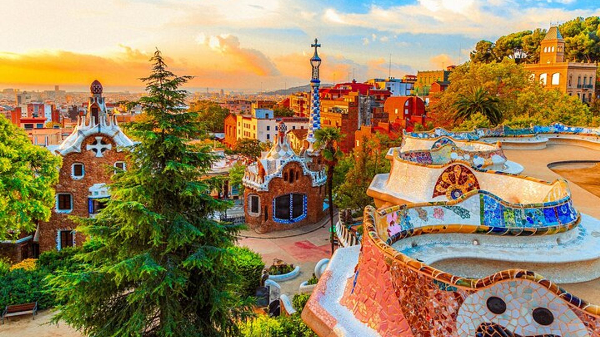 Barcelona : Private Park Güell Tour mit Vorzugszugang