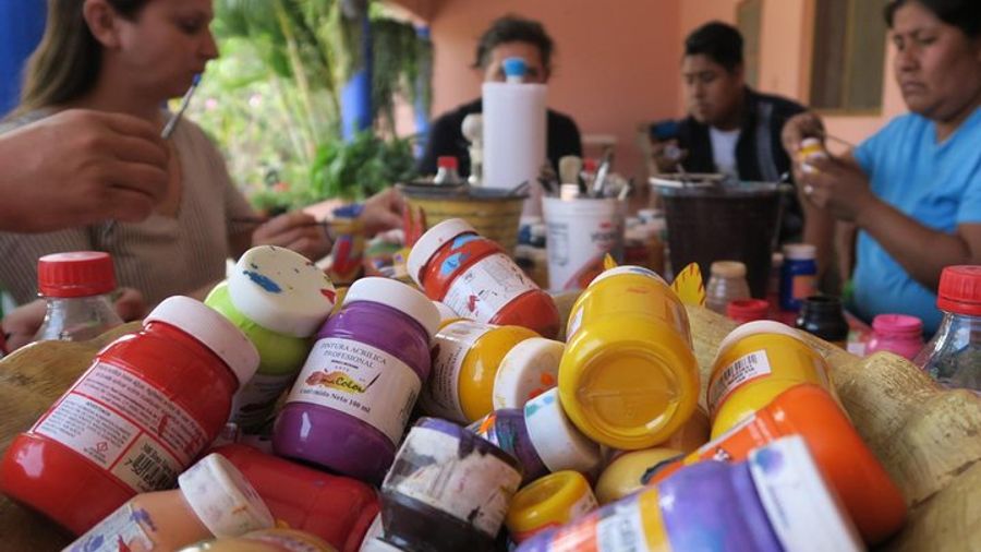 Private Half-Day Alebrije Folk Art Painting Class