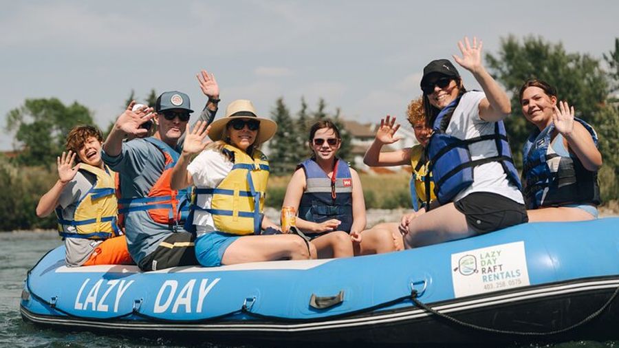 Calgary Bow River Self-Guided Half-Day Rafting Tour