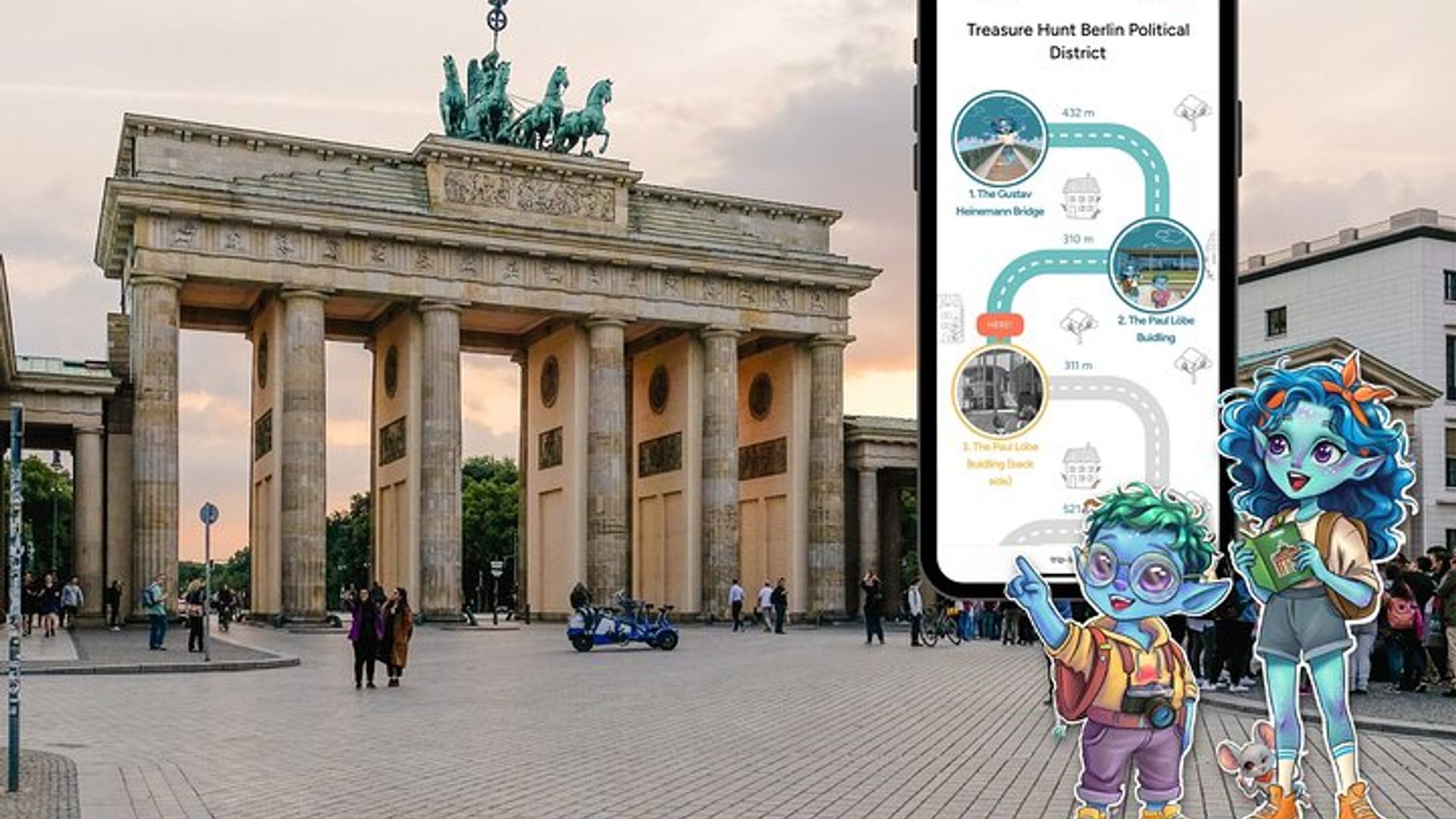 Berlin Political District Self Guided Treasure Hunt for Kids 5-12