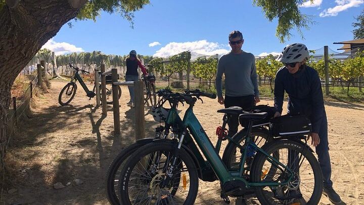 ebike tour lake Hawea river track to Wanaka