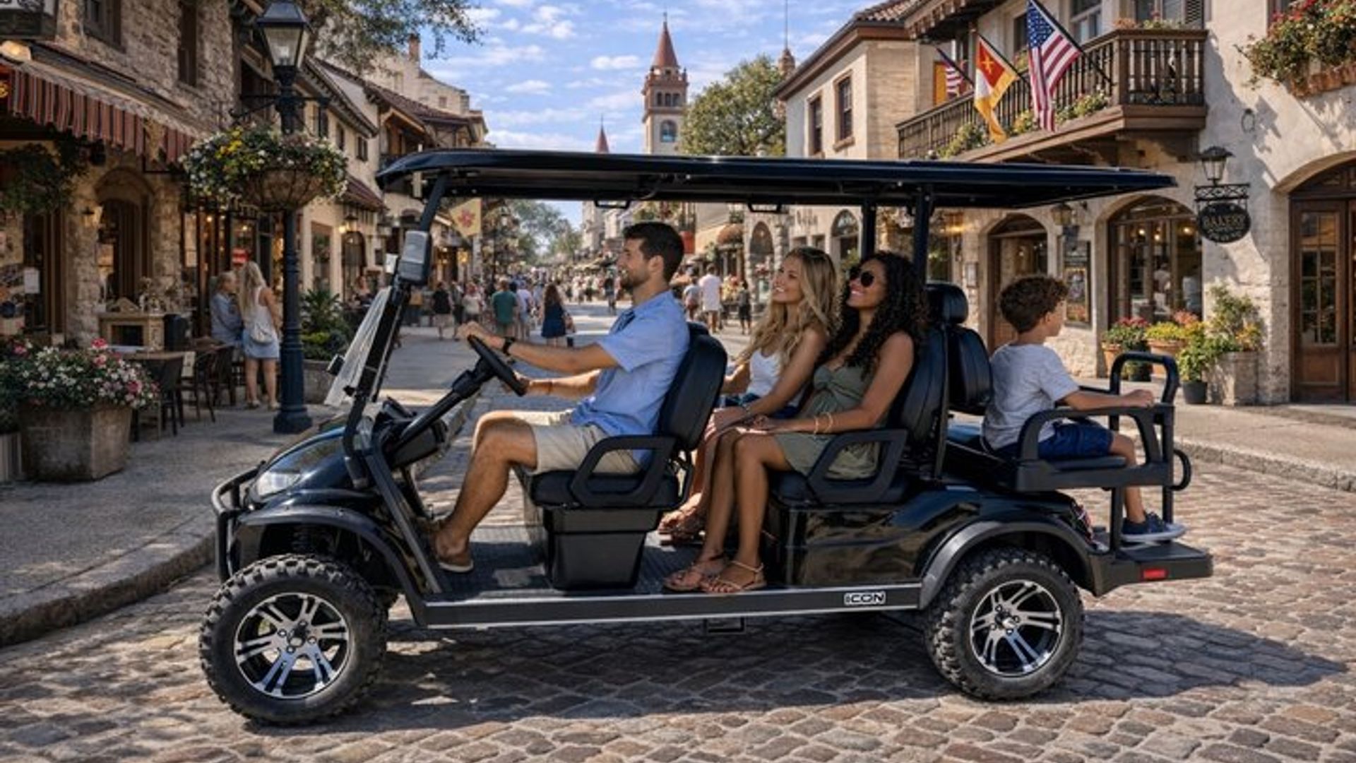 Location de paniers à essence pour six passagers à St. Augustine