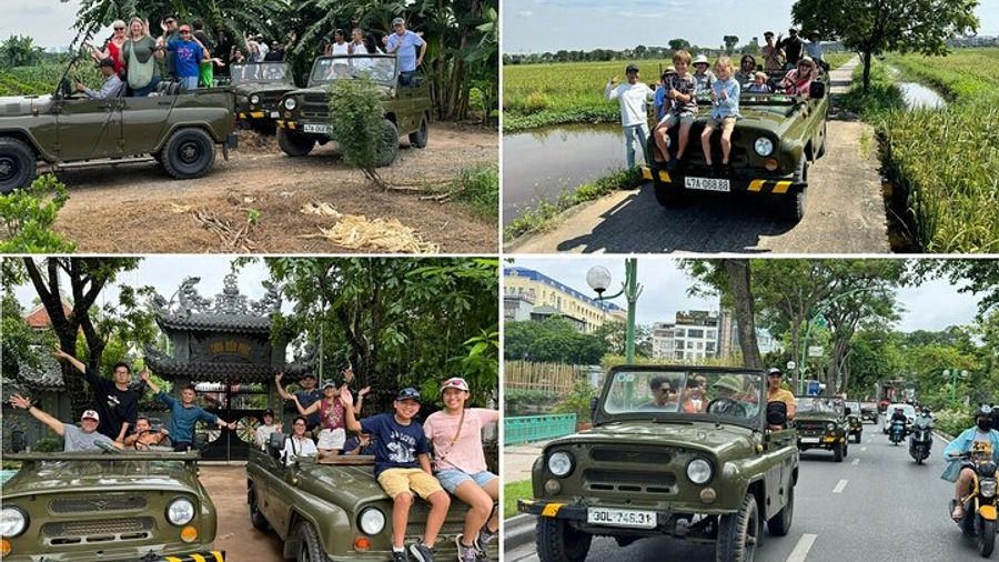 Hanoi Half-Day Private Army Jeep Sightseeing Tour