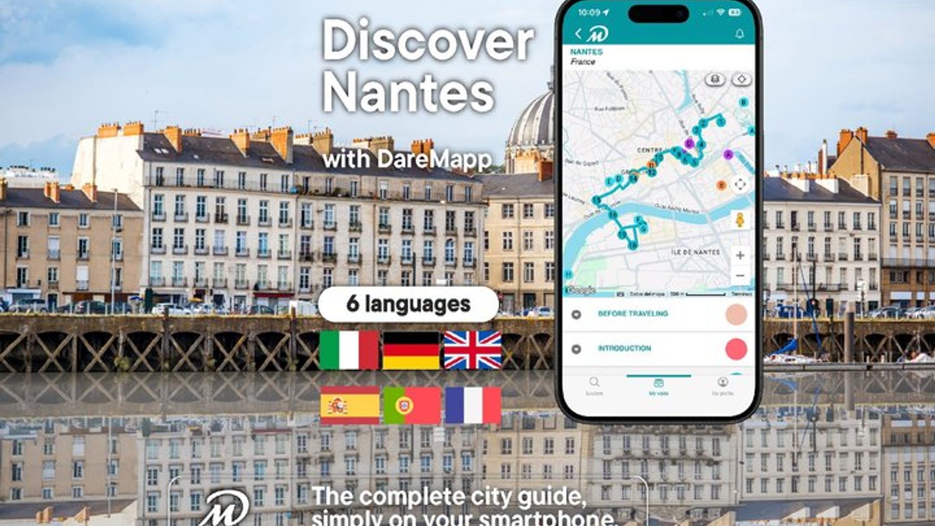 TOP Nantes : Private Guided Tour with your mobile