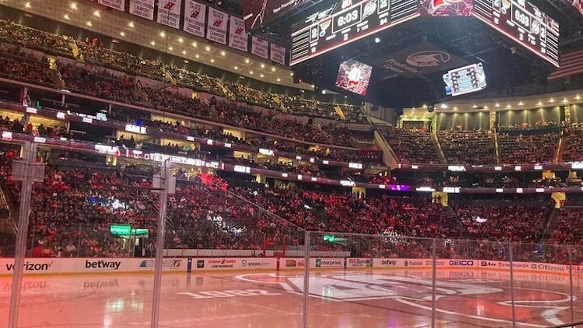 New Jersey Devils Ice Hockey Game at Prudential Center
