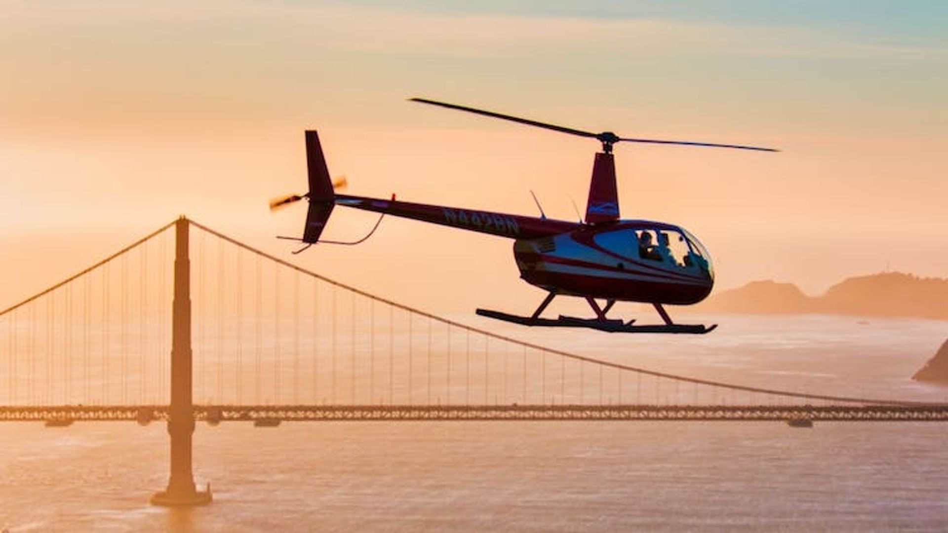 Golden Gate bridge helicopter ride image 1