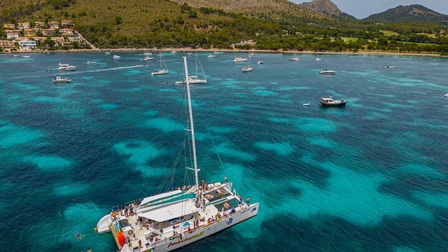 Mallorca Catamaran Cruise with Scenic Views and BBQ Lunch