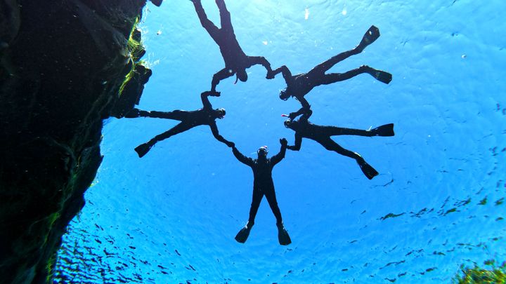 Drysuit Snorkeling in Silfra - with underwater photos / From Reykjavik
