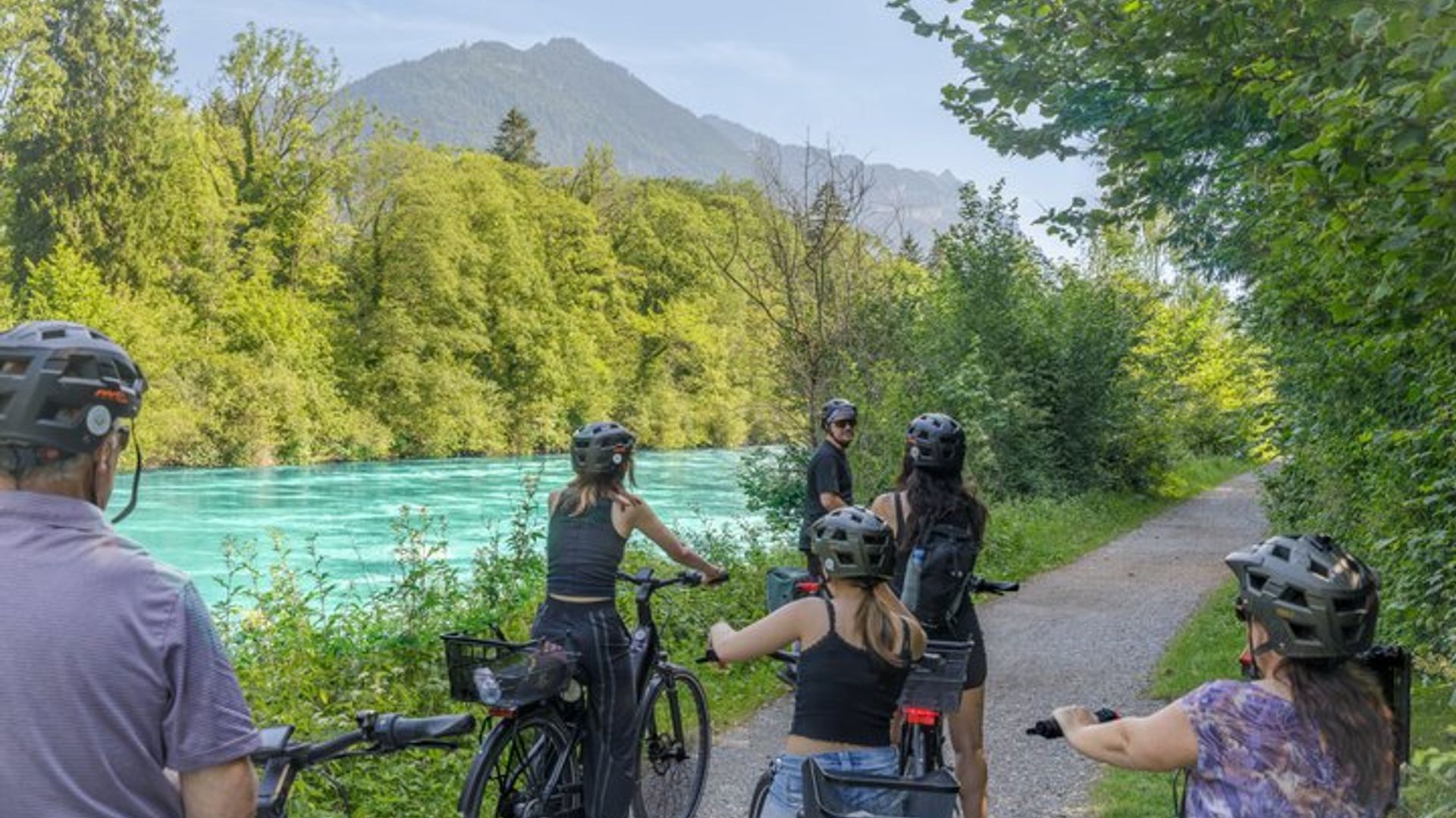 Tour en E-Bike Interlaken: Ruinas de Campo y Castillo