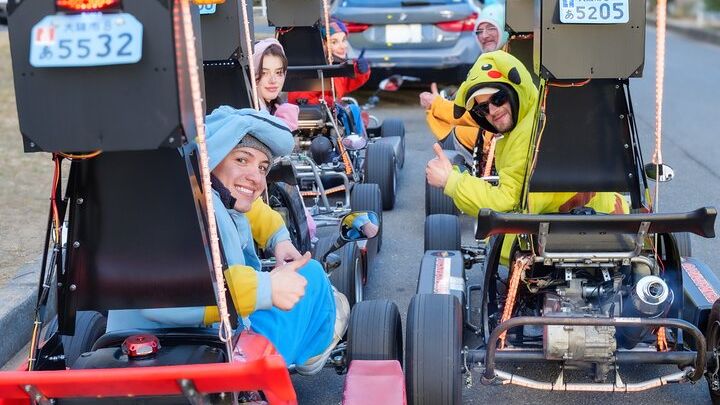 Osaka Go Karting Tour with Funny Costume