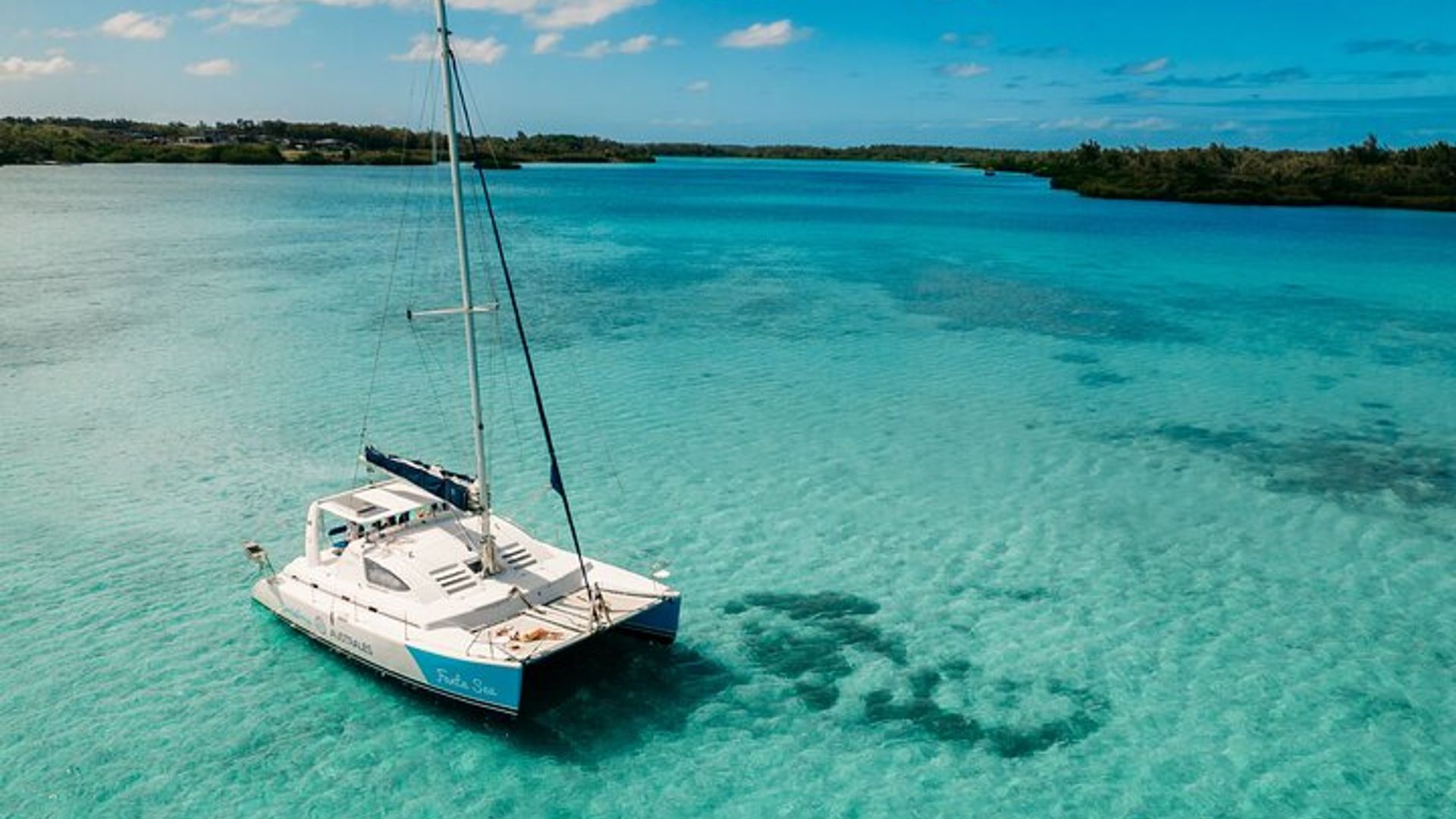 Catamaran with BBQ lunch in Mauritius