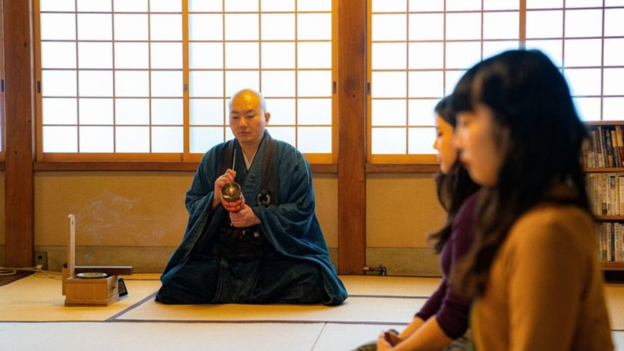 Tokyo Zen Meditation at Private Temple with Monk