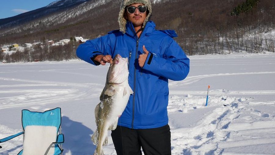 Tromso: Ice Fishing on the Fjord