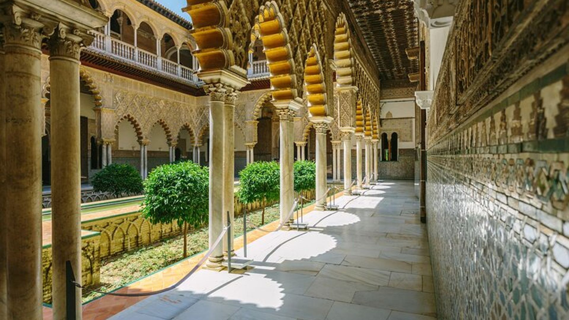 Visita guiada ao Alcázar de Sevilha com acesso sem fila