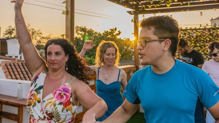 Dance Class In a Secret Rooftop Of The Old City