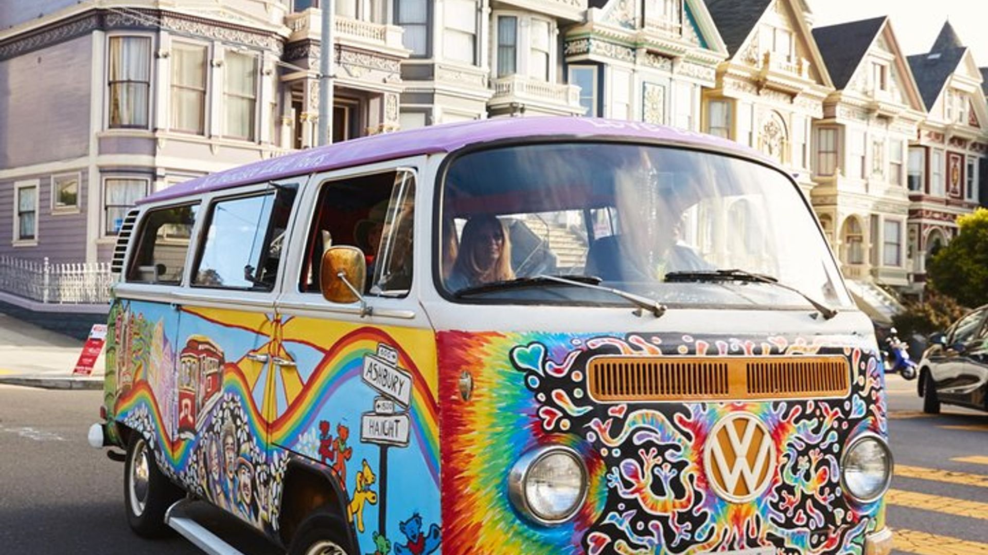 San Francisco Small-Group Love Tour in 70s Hippie Van image 3