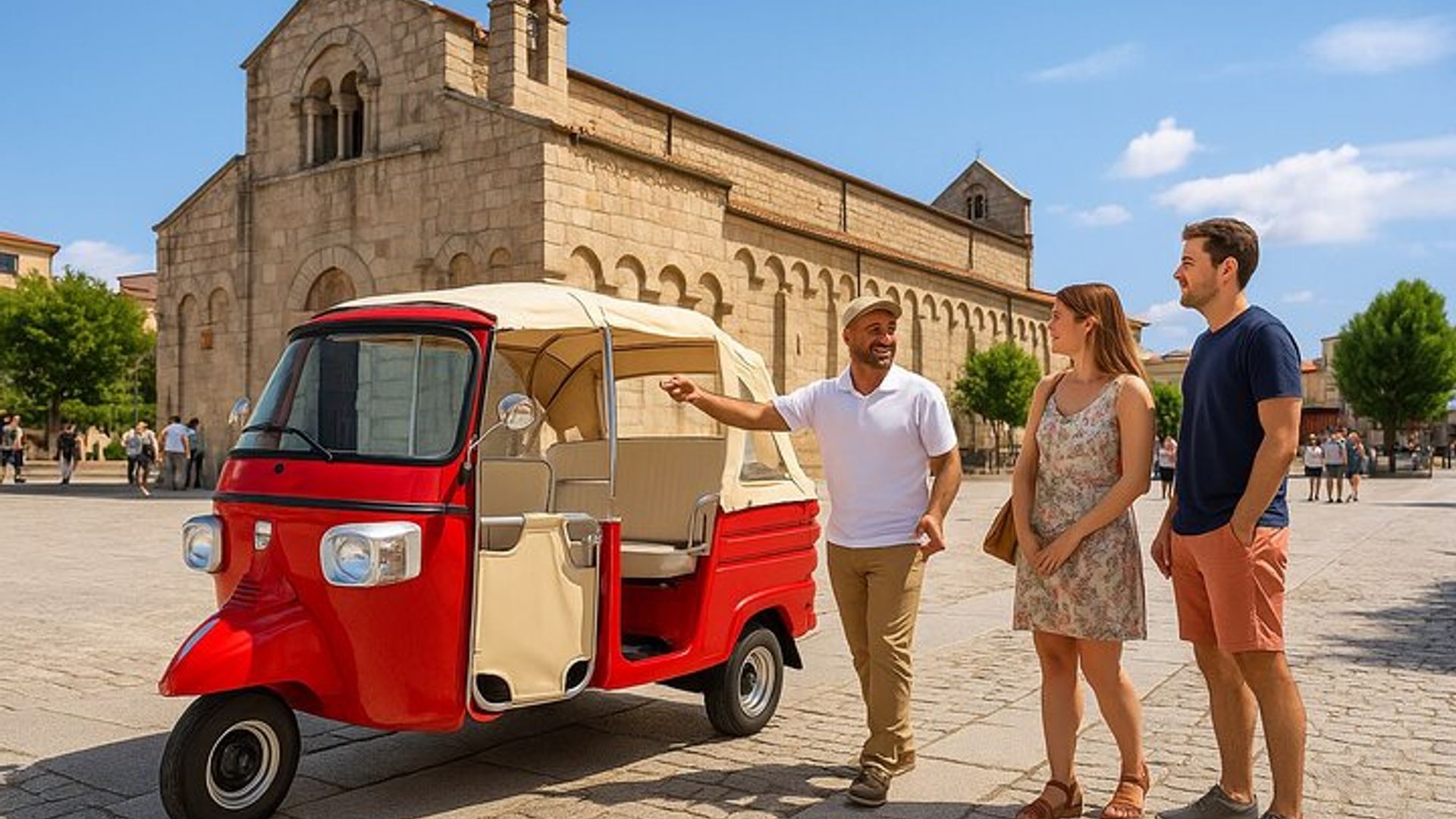 Olbia : visite privée romantique en tuk-tuk