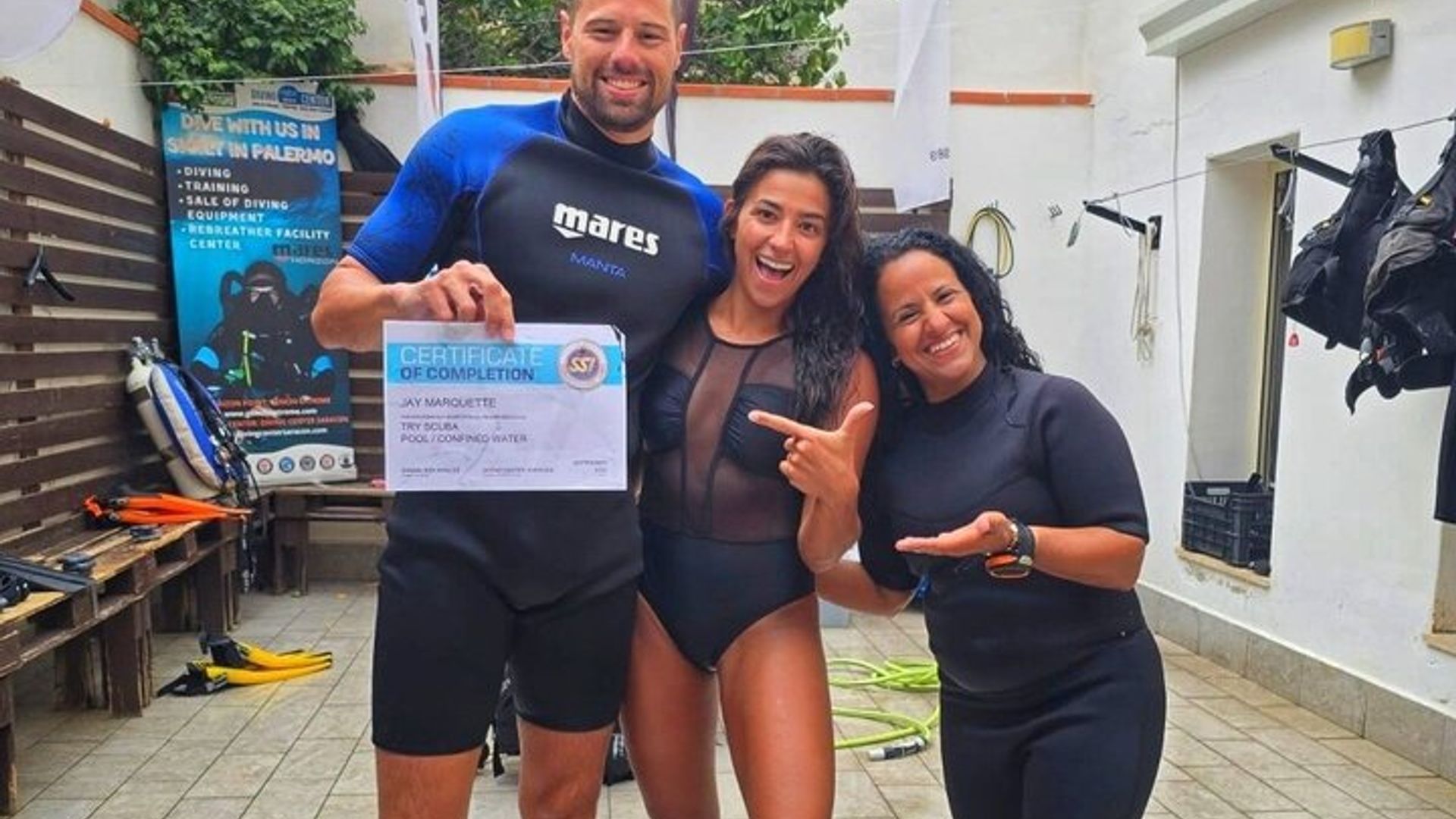 3-stündige private geführte Tauchtaufe von Palermo