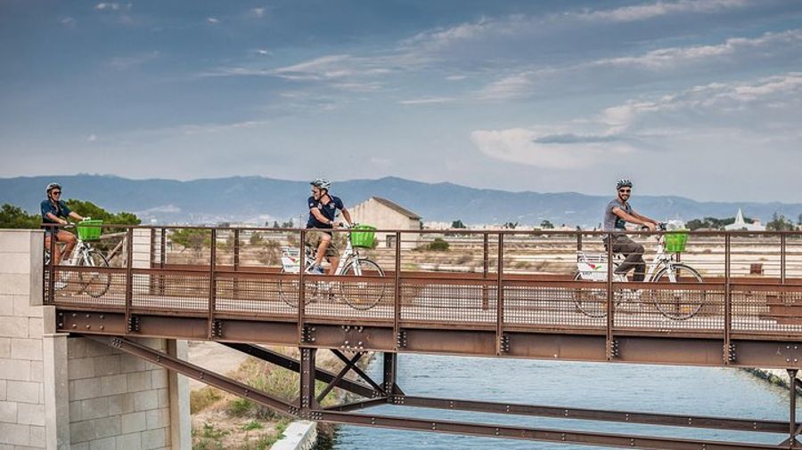 Cagliari E-Bike Tour: Gulf, Canals & Flamingos at Molentargius