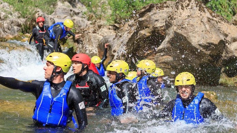 Basic Canyoning on Cetina River from Split or Zadvarje