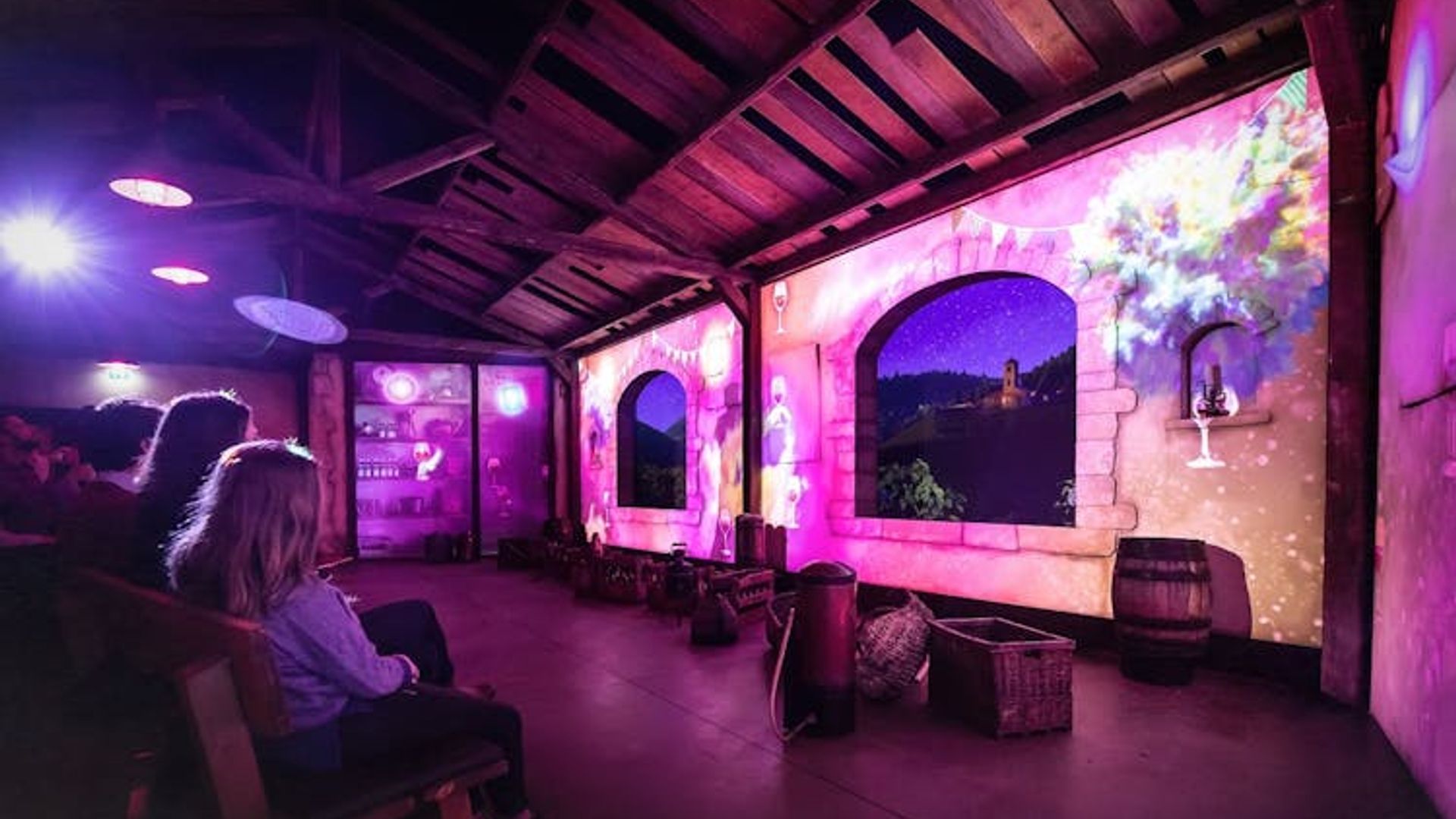 Entrance to Le Hameau Duboeuf vine and wine theme park