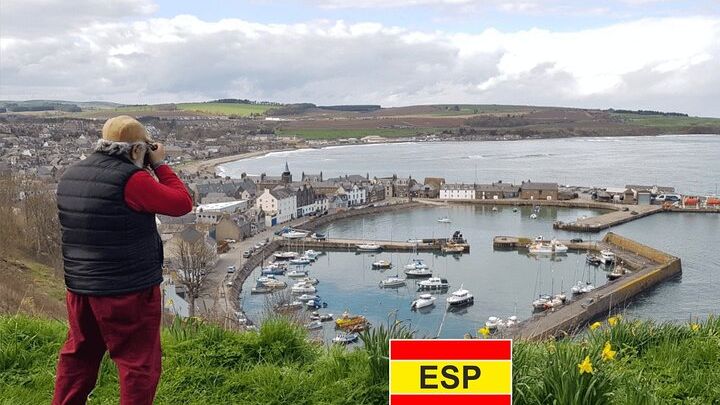 St Andrews & Cliffs and Dunnottar Castle in Spanish.