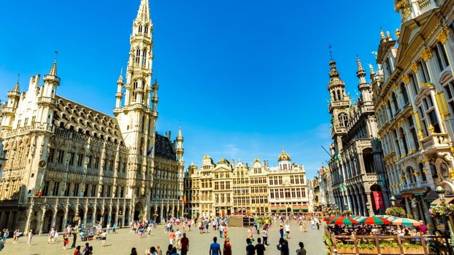 Bruselas búsqueda del tesoro & tour a pie autoguiado