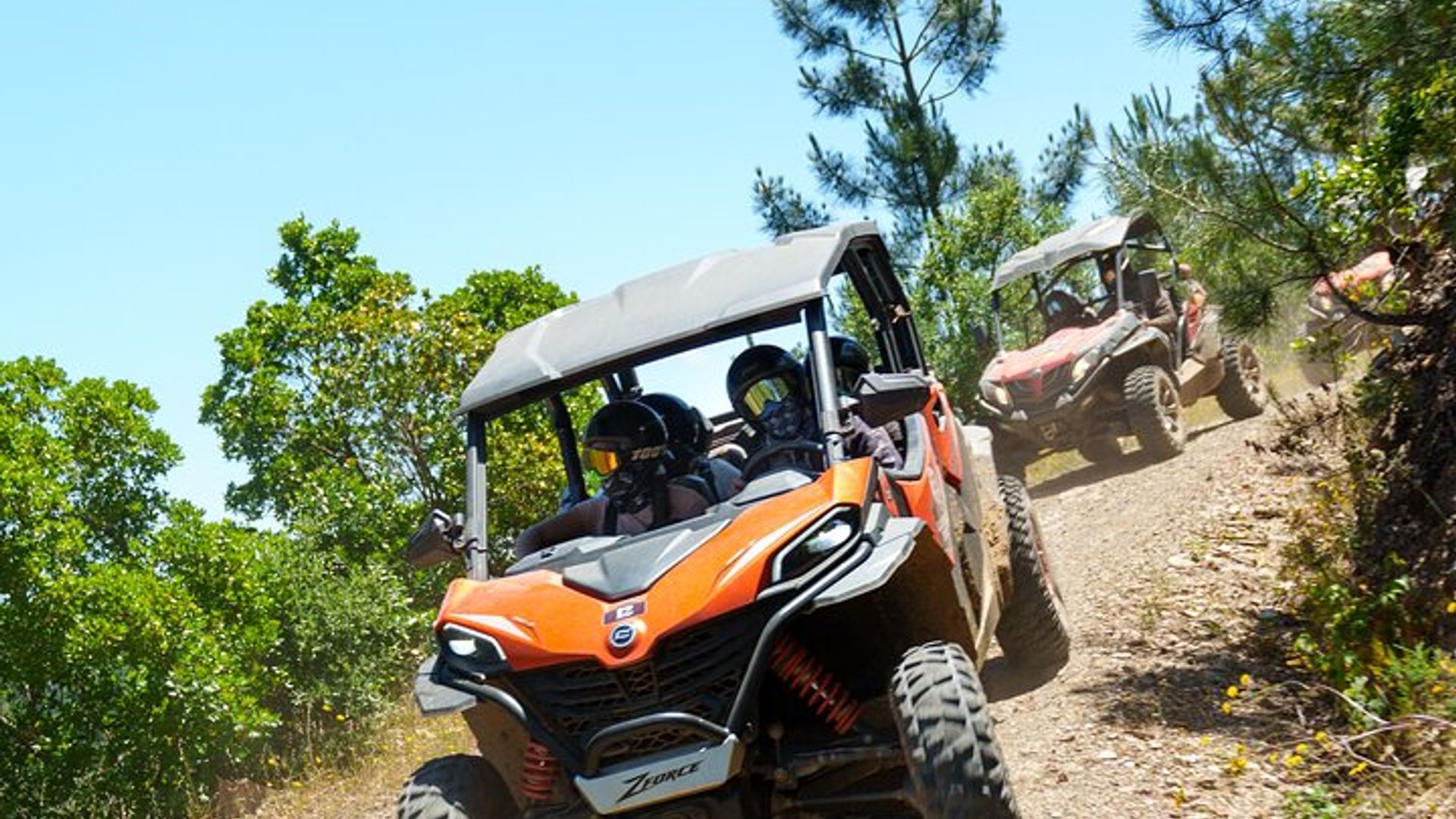 Visite en buggy saleté et poussière