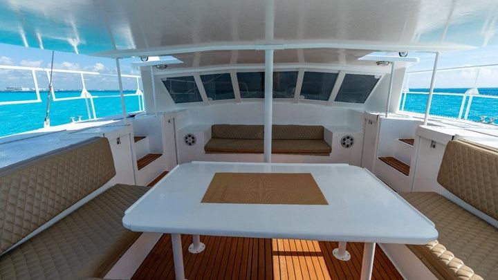 Isla Mujeres Catamaran With Open Bar & Snorkel From Cancun