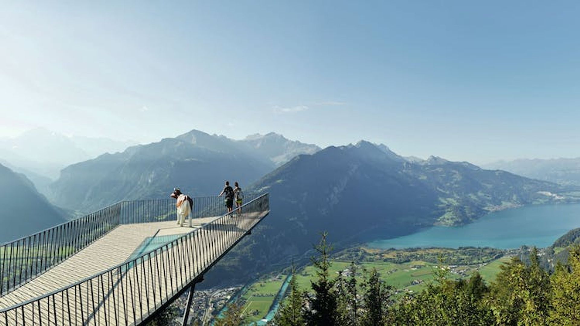 Harder Kulm Viewing Platform Visit with Funicular Ride from Interlaken