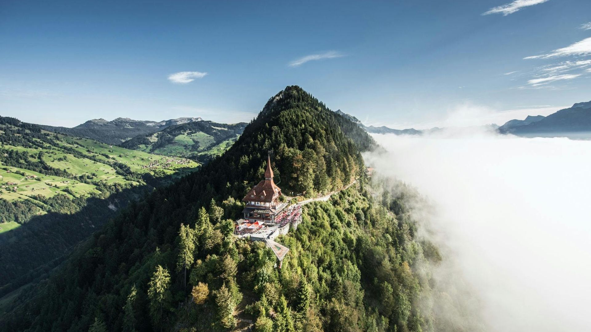 Harder Kulm Viewing Platform Visit with Funicular Ride from Interlaken