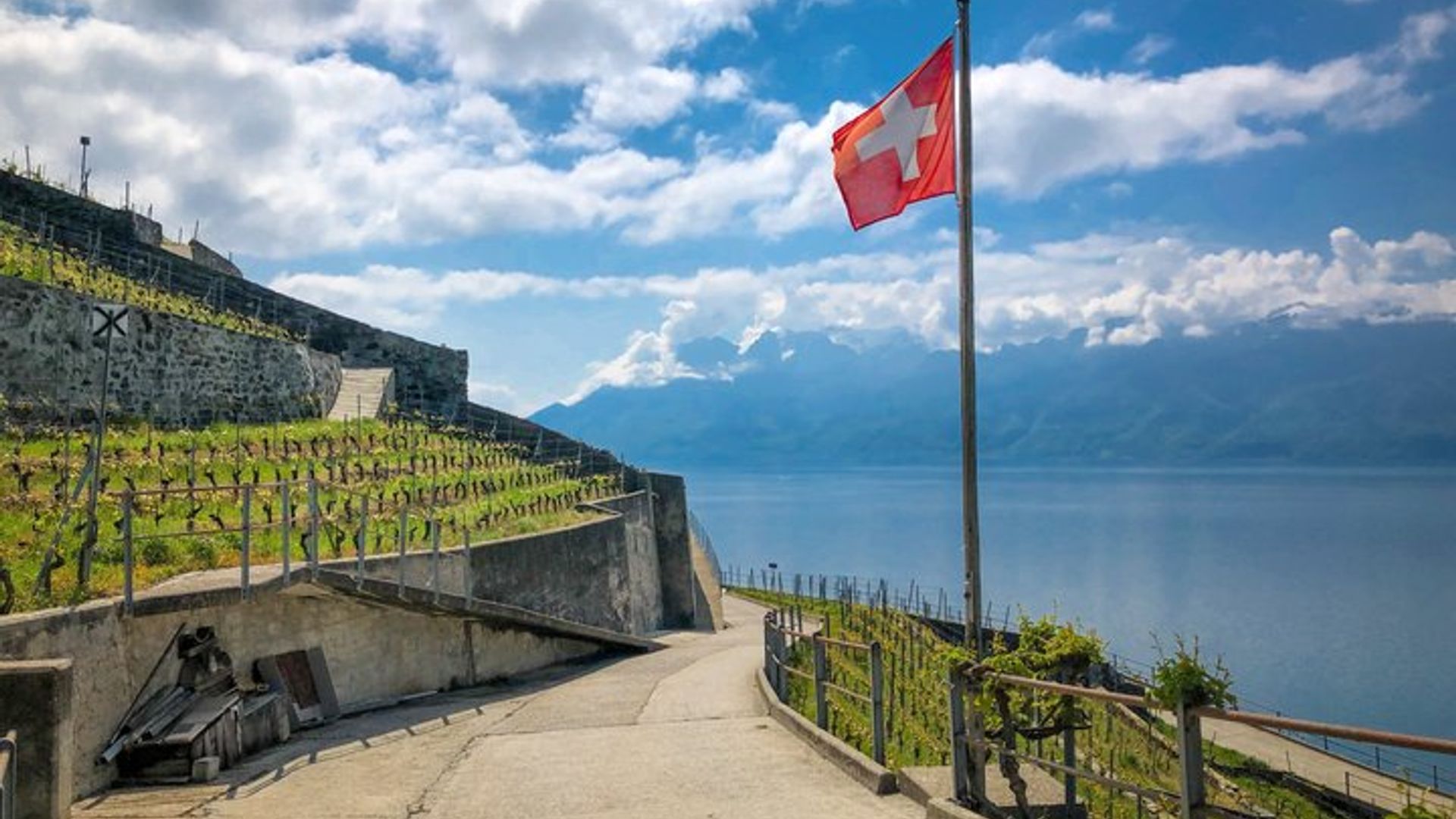 Visite audio du lac Léman en voiture autonome au départ de Lausanne/Montreux