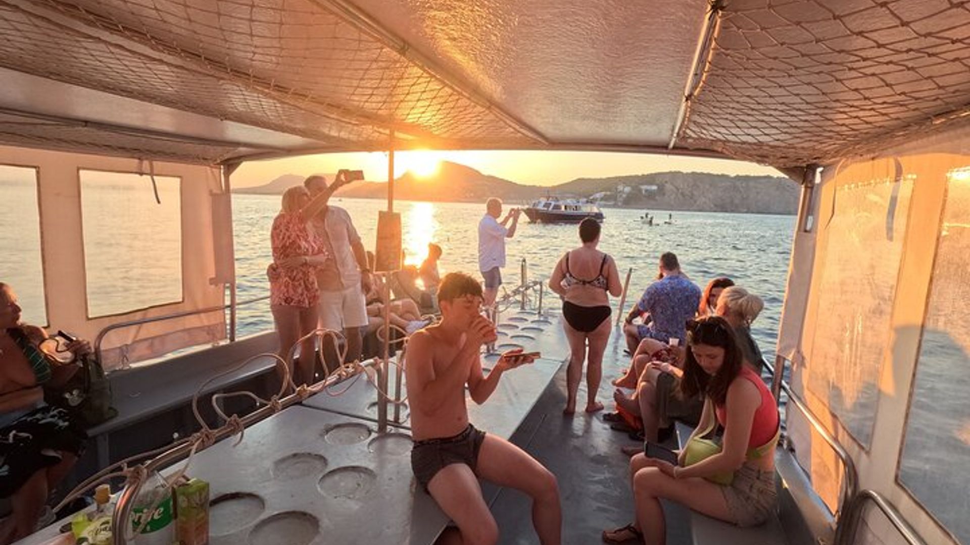 Sunset in the Medas Islands Costa Brava