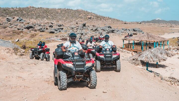 Aruba ATV Island Tour with Ayo Village, Natural Pool Swim