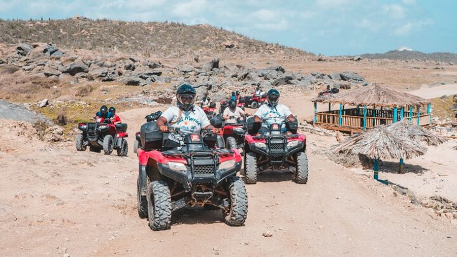 Aruba ATV Island Tour with Ayo Village, Natural Pool Swim