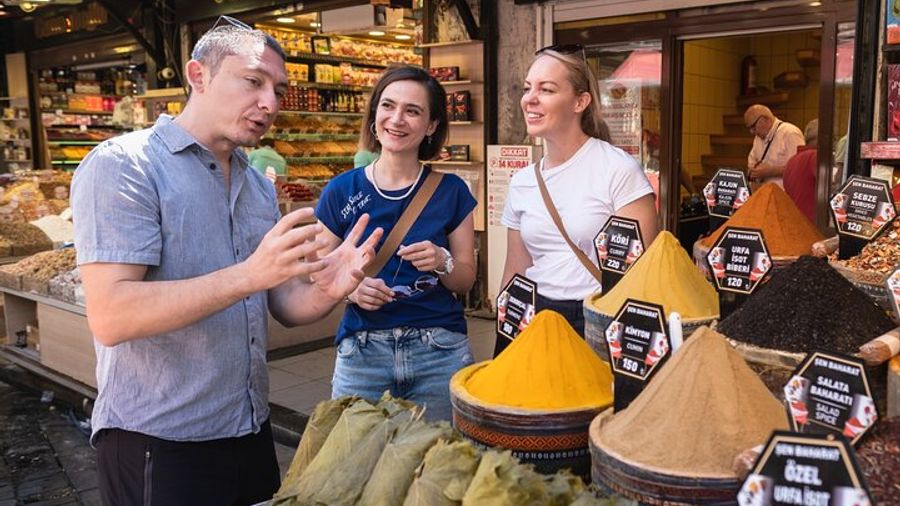 Istanbul Taste of Two Continents Food Tour - Spice Market & Ferry