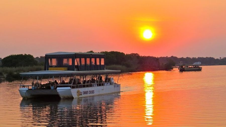 Victoria Falls Sunset Wildlife Watching Zambezi River Cruise