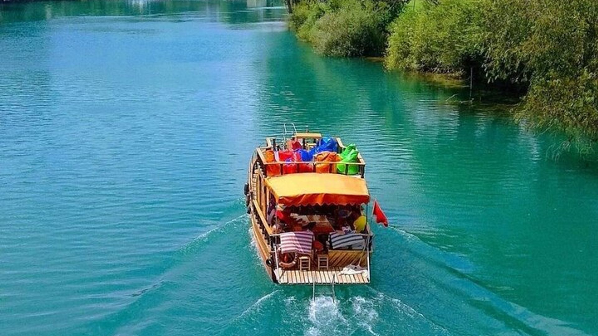 Manavgat River Boat, Bazaar, Waterfall Tour from Belek